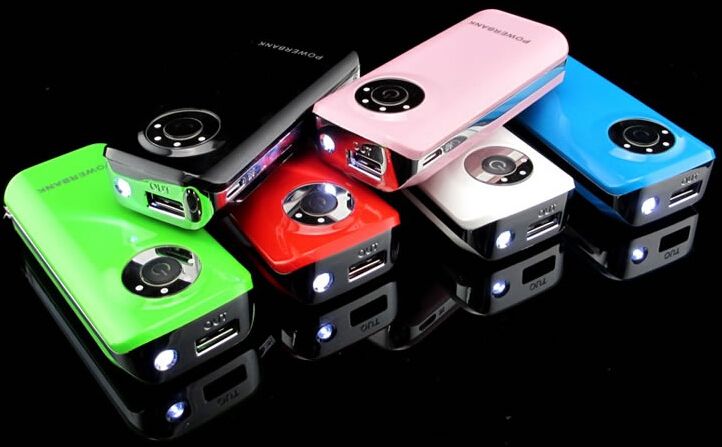 5200mAh power bank with LED light