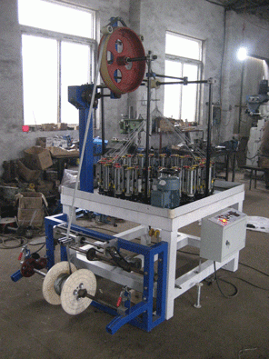 the stainless network braiding machine