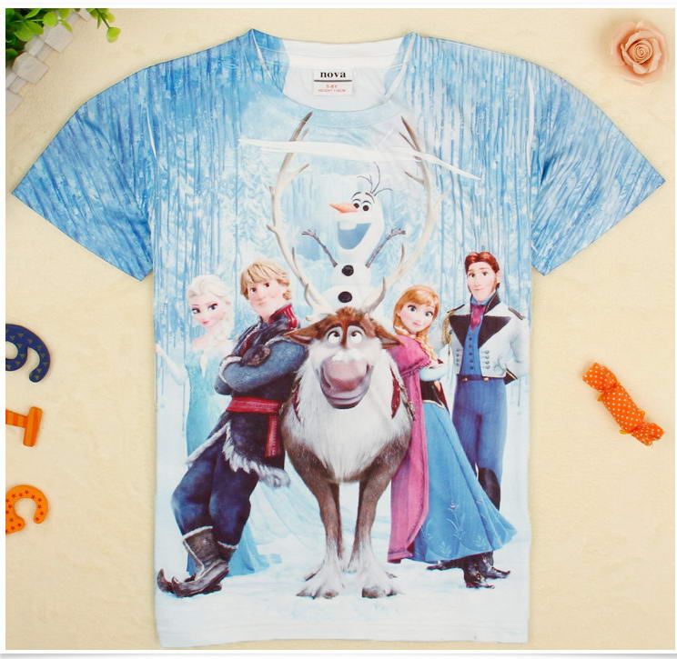 Sell Frozen Boys Short Sleeve Tee C5170#, Frozen t-shirt, Boys t-shirt