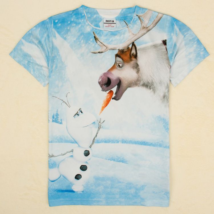 Sell Frozen Boys 3D Print Tee C5171#, Boys t-shirt, Baby Clothing