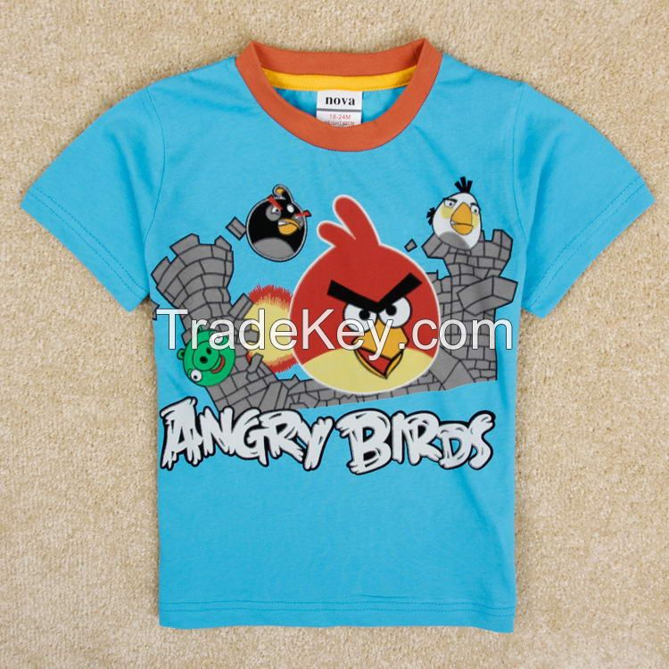 Sell Cartoon Boys Cotton Print T-shirt CL1#, Baby Boys T-shirts