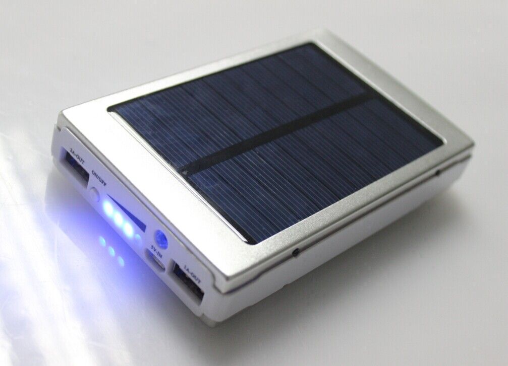 Solar power bank Solar portable charger Solar mobile charger Solar li-polymer battery power bank