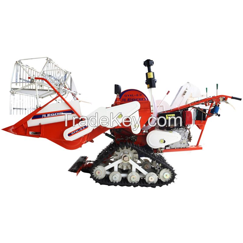 Popular mini walking combine harvester GY4L-0.9 offer