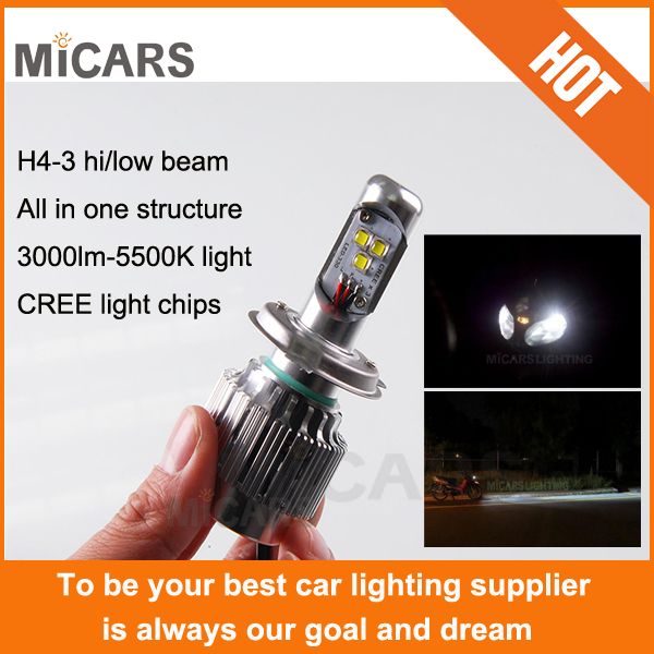 Newest 3000LM 30w all in one LED headlight