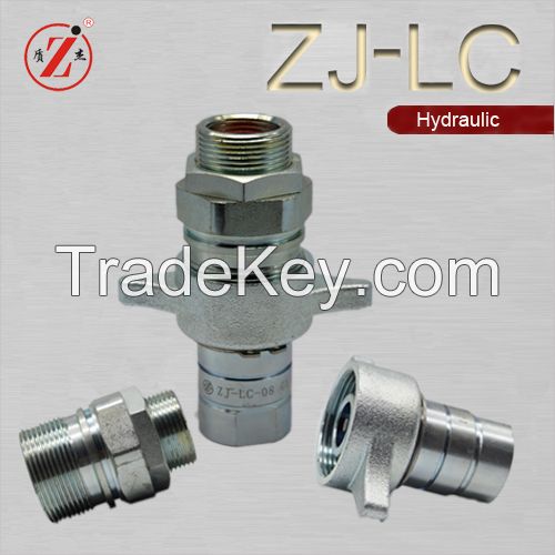 ZJ-LC thread to connect low spill style quick disconnect couplers