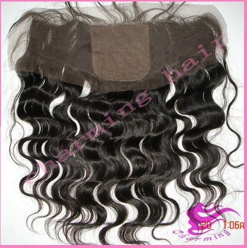 whole sale and retail 6a grade Peruvian virgin hair body wave 13 x 4 silk lace frontal