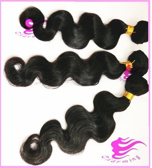 high quality body wave Brazilian virgin human hair , shedding free and tangle free 10-24inch in stock