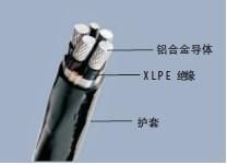 Alloy Aluminum Cable, XLPE Insulated, PVC Sheathed(electric cable)