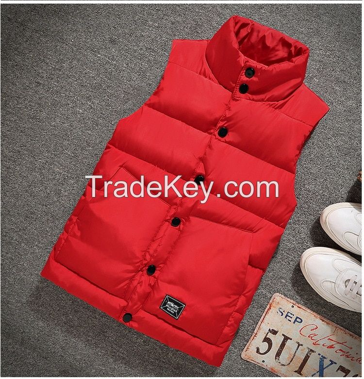 High Quality Custom Logo Down Puffer Vest Men and Women Down Vest Lightweight Wind Breaker Waistcoat Vest with Pocket