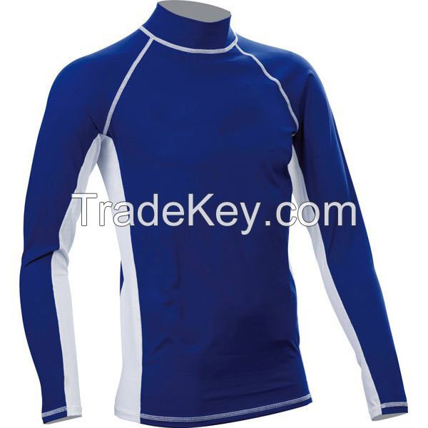 Outdoor Swimming Beach Wear Muscle Design Sport Surf Design Your Own High Elastic Rash Guard Long sleeve tshirt