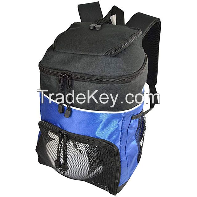 Custom Youth Sports Equipment Bags Large Training Gym Basketball Volleyball Football Soccer Backpack With Shoe Compartment