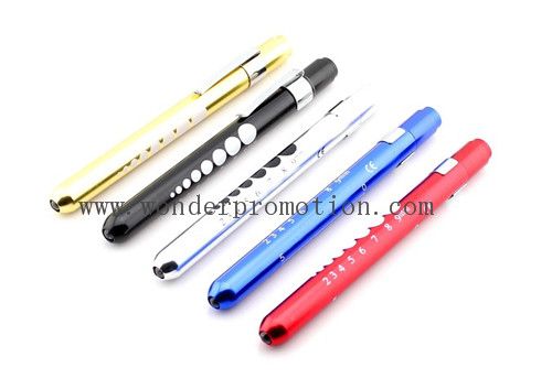 Sell White light portable medical pocket pen flashlight with scale