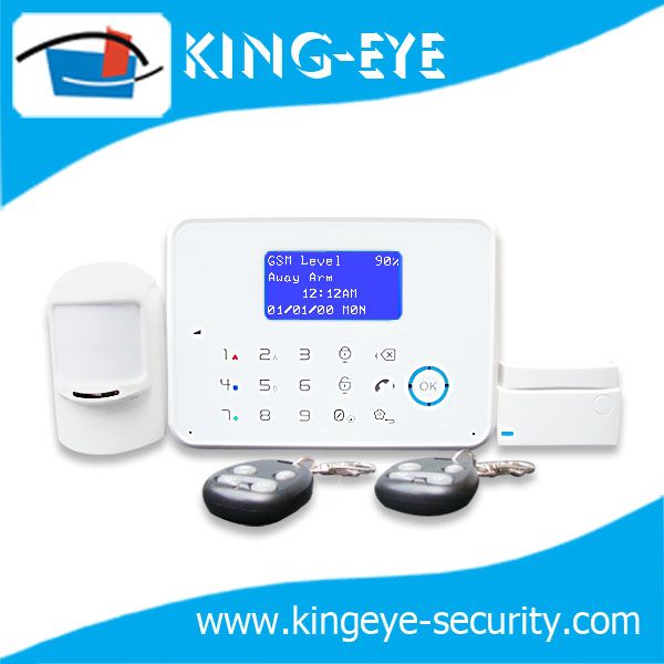 2014 new design, full touch screen gsm based wireless burglar alarm home with APP