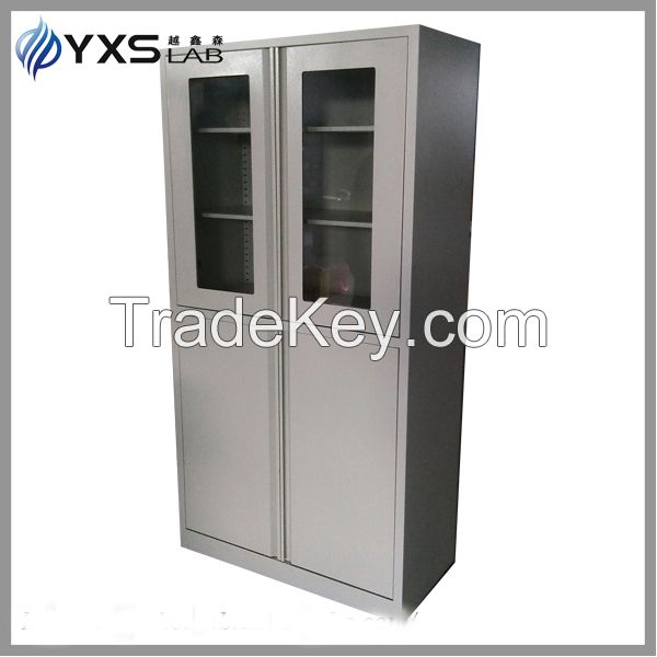 Laboratory equipment cabinet with ironing board