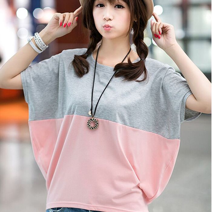 Promotional Korean Cute Short Sleeves Sweet Girl T-Shirt