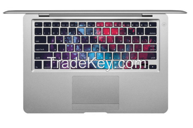 Milky Space keyboard for Macbook Pro Vinyl Decal Sticker Skin Cover cases 13 15 17
