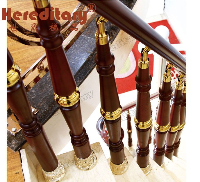 High Quanlity Classical Solid Wood Balustrade for Upscale Hotel  (SJ-086)