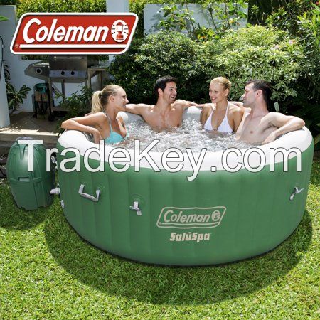 Coleman SaluSpa 4-6 Person Inflatable Portable Massage Hot Tub Spa
