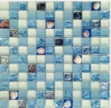 glass and resin mosaic