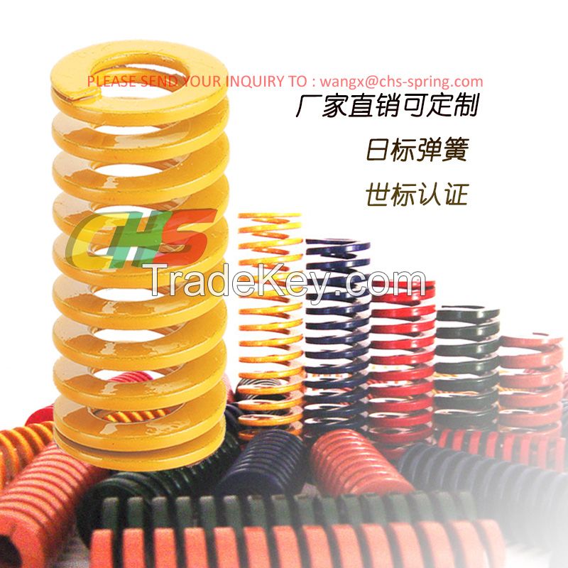 JIS Light-load Yellow Flat Steel Wire Springs