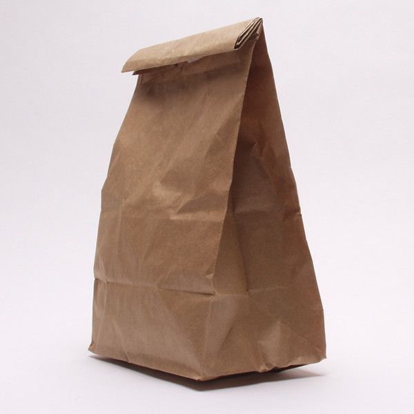 Custom brown kraft paper bags for food