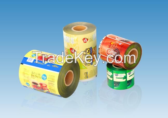 sell printed plastic  lamianted film for food packing