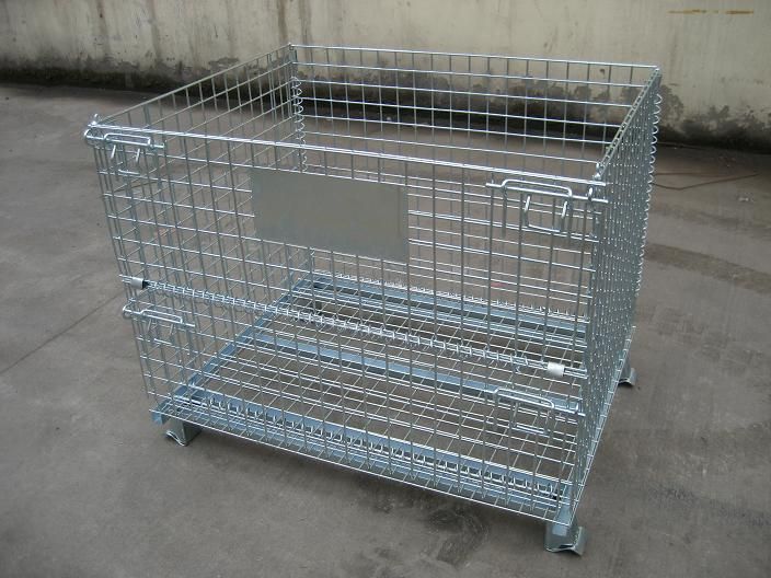 Foldable Wire Mesh Container