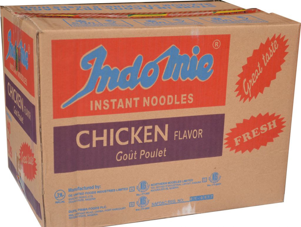 Chicken, chicken Onion and pepper chicken flavour indomie.   Buy 100 boxes of Indomie  and get a great deal.  Apply for detail
