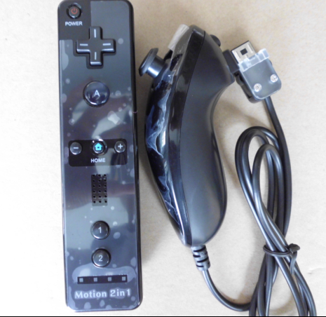 11 colors remote controller and nunchuck for wii and for wii u