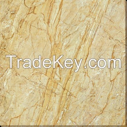 Polished glazed tile marble look foshan tile B6043