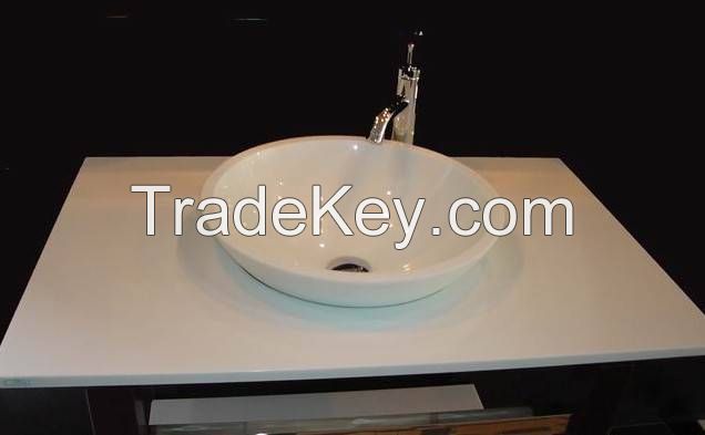 GIGA white marble worktop