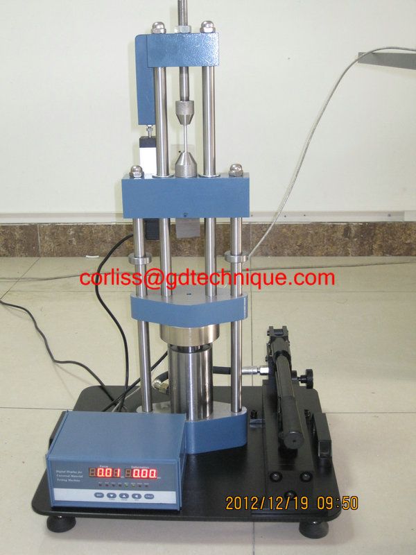 universal material test machine with sensors and pc-acquisition system