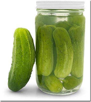 Cucumber Pickles, White Cabbage Pickles, Mixed Pickles, Hot Pepper Pickles, Rosemary Pickles and Cornichons