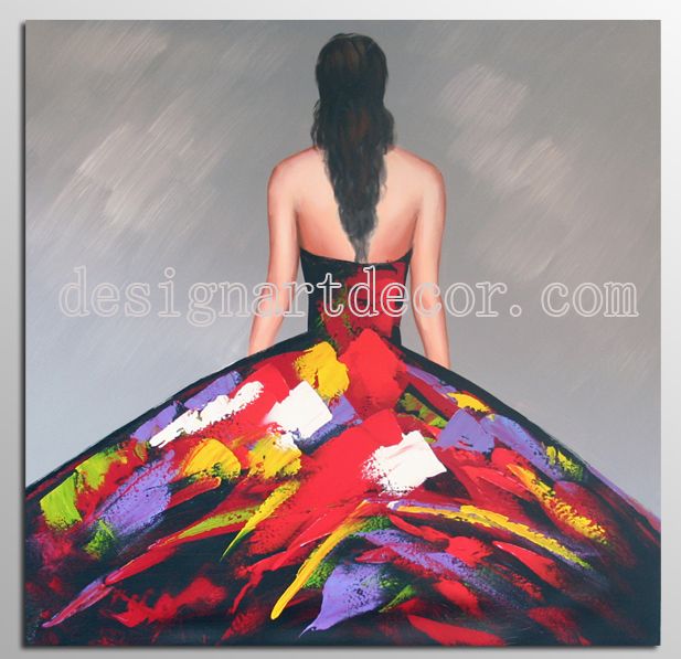 100% Hand Painted Modern Oil Paintings Abstract Flower Painting On Canvas Wall Art Wall Picture
