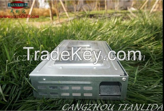 Metal Mouse Trap, Galvanized Mouse Trap with Clear Lid
