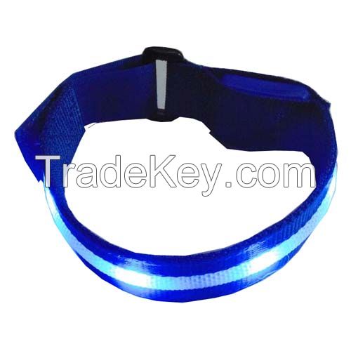 Best Quality China Factory LED Webbing Armband / LED Arm Band