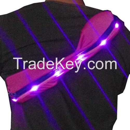 New Design LED Reflective Waist Bag Waist Band Waist Belt