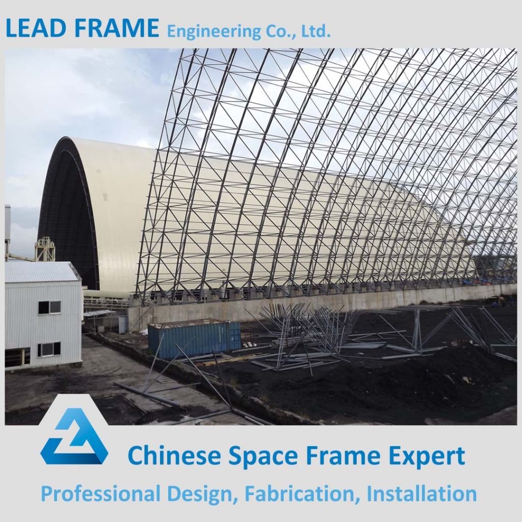 Arch Metal Roof Steel Structure Space Srame Coal Storage