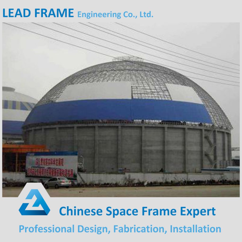 Dome Metal Roof Steel Structure Space Srame Coal Storage