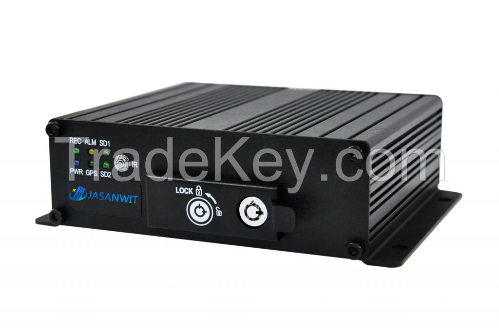 4CH Car Black Box, Car Tracker System, SD Card Mobile DVR with GPS