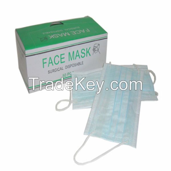 disposable blue full face  mouth mask