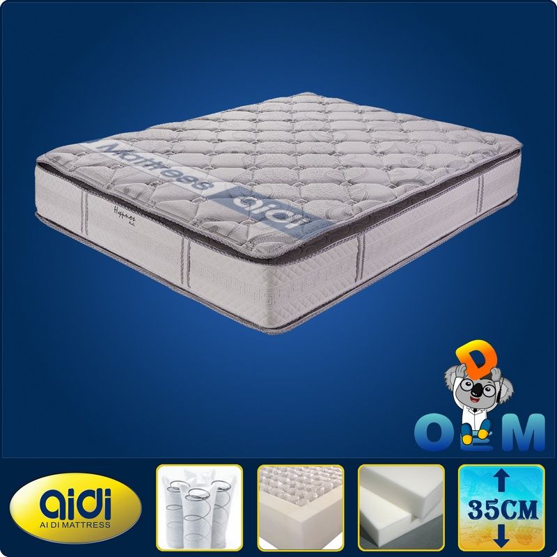 2014 pocket coil spring mattress queen size mattress from mattress manufacturer 34PA-01