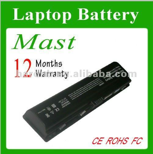 New Li-ion 10.8v 4400mah laptop battery for HP dv2000 dv6000 series