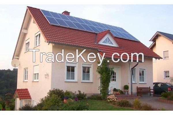 6000W  Solar Cell Module PV Generator System For Home Solar Energy Loads