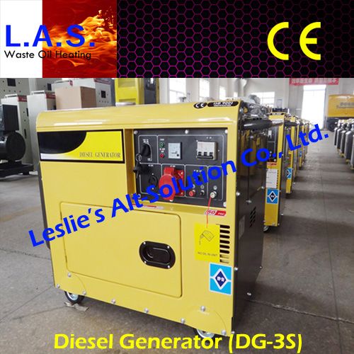 Small silent diesel generator