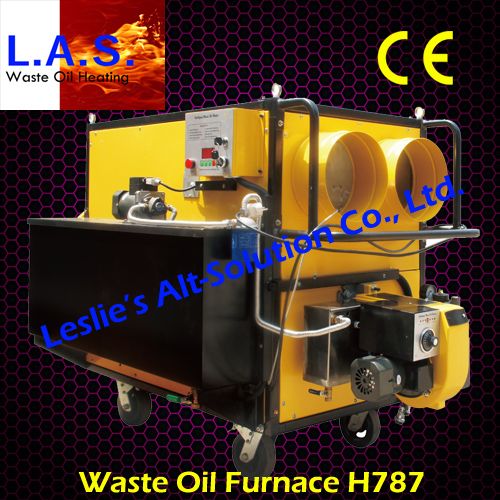 H787 home warm air heater furnace, waste oil heater furnace