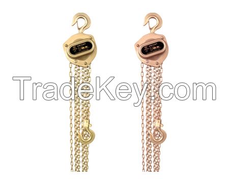 Non Sparking Manual Chain Hoist Safety Lifting Equipment By Copper Beryllium
