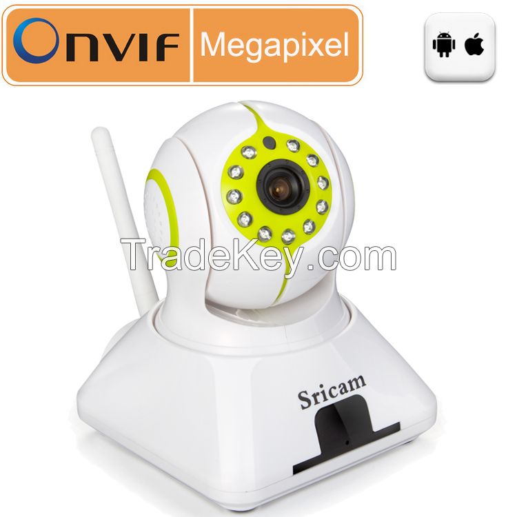 Sricam SP006 Full HD 1.0 Mega Pixel Wifi IP Camera Wireless P2P SD Card Recording Small IP Camera Sricam Wifi Camera P2P PNP