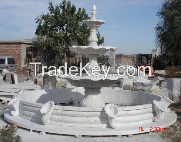 Natural Marble and Granite  stone   Carved Fountain
