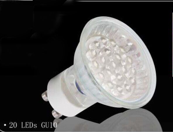 1.2W 20 LED GU10 LED spotlight